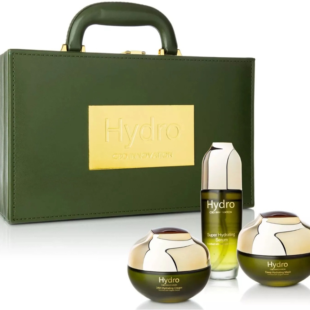 NEW D24K Cosmetics Dynamic Supreme Hydro Innovation-Herbal Skin Care Set!
